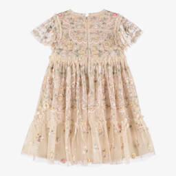 Needle & Thread-Кремовое платье для девочек на садовую вечеринку | Childrensalon Outlet