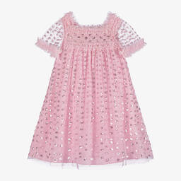 Needle & Thread-Girls Pink Sequin Tulle Dress | Childrensalon Outlet