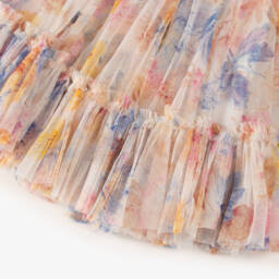 Needle & Thread-Платье из тюля с цветочным узором радуги для девочек | Childrensalon Outlet