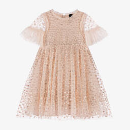Needle & Thread-Платье из мягкого розового блестящего тюля для девочек | Childrensalon Outlet