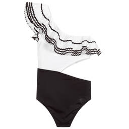 Nessi Byrd-Черно-белый купальник (UV50) | Childrensalon Outlet