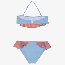 Nessi Byrd-Розово-голубое бикини (UV50) | Childrensalon Outlet