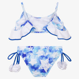Nessi Byrd-Girls Blue Star Bikini (UV50) | Childrensalon Outlet