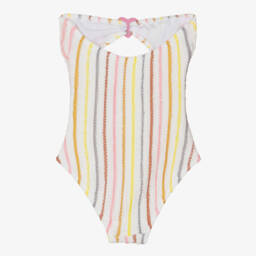 Nessi Byrd-بدلة سباحة ملونة للبنات بحماية UV50 | Childrensalon Outlet