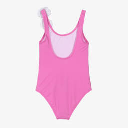 Nessi Byrd-Girls Floral Pink Swimsuit UV50 | Childrensalon Outlet