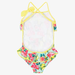 Nessi Byrd-مايّو مزين بكشكش لون أخضر للبنات (UV50) | Childrensalon Outlet