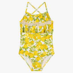 Nessi Byrd-Girls Lemon Swimsuit (UV50) | Childrensalon Outlet