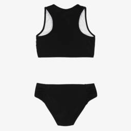 Nessi Byrd-Girls Monochrome Patterned Bikini | Childrensalon Outlet