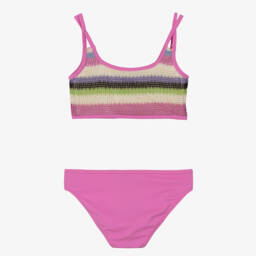Nessi Byrd-Girls Multicoloured Crochet Bikini | Childrensalon Outlet