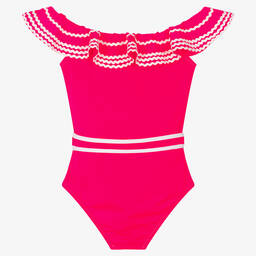 Nessi Byrd-مايّو لون زهري للبنات (UV50) | Childrensalon Outlet