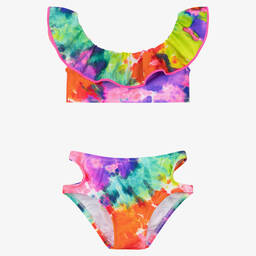 Nessi Byrd-Girls Tie Dye Bikini (UV50) | Childrensalon Outlet