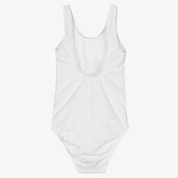 Nessi Byrd-Girls White Swimsuit (UV50) | Childrensalon Outlet