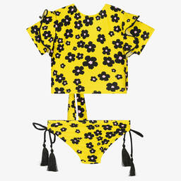 Nessi Byrd-Girls Yellow Tankini (UV50) | Childrensalon Outlet