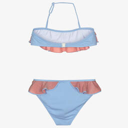 Nessi Byrd-Розово-голубое бикини для подростков (UV50) | Childrensalon Outlet