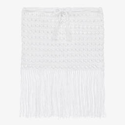 Nessi Byrd-Белая пляжная юбка кроше для девочек-подростков | Childrensalon Outlet