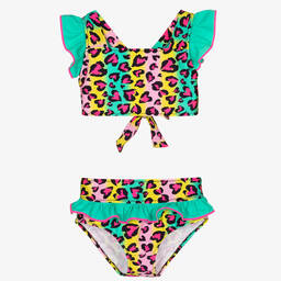 Nessi Byrd-مايو بيكيني تينز بناتي لون أخضر (UV50) | Childrensalon Outlet