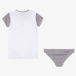 Nessi Byrd-White Top & Pants Set (UV50) | Childrensalon Outlet