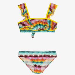 Nessi Byrd-Yellow & Green Bikini (UV50) | Childrensalon Outlet