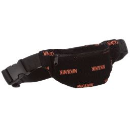 NIK&NIK-Black Corduroy Belt Bag (24cm) | Childrensalon Outlet