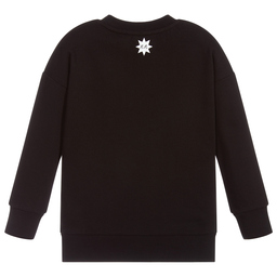 NIK&NIK-Black Cotton Sweatshirt | Childrensalon Outlet