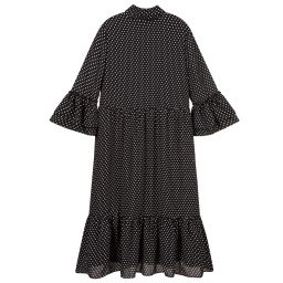 NIK&NIK-Черное платье в белый горошек | Childrensalon Outlet