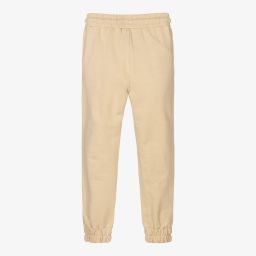 NIK&NIK-Girls Beige Logo Joggers | Childrensalon Outlet