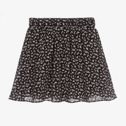 NIK&NIK-Girls Black Floral Skirt | Childrensalon Outlet