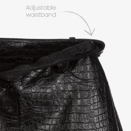 NIK&NIK-Черная юбка с имитацией крокодиловой кожи для девочек | Childrensalon Outlet