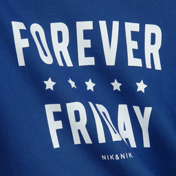 NIK&NIK-Girls Blue Cotton Sweatshirt | Childrensalon Outlet