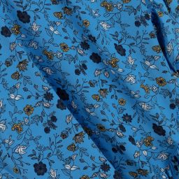 NIK&NIK-فستان لون أزرق بطبعة ورود | Childrensalon Outlet