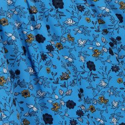 NIK&NIK-Girls Blue Floral Skirt | Childrensalon Outlet