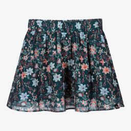 NIK&NIK-Girls Green Floral Skirt | Childrensalon Outlet