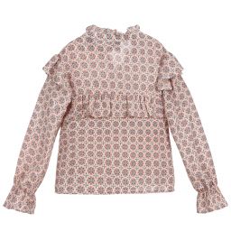 NIK&NIK-Girls Ivory & Red Blouse | Childrensalon Outlet