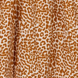 NIK&NIK-فستان حرير لون بيج وعاجي بطبعة جلد النمر | Childrensalon Outlet