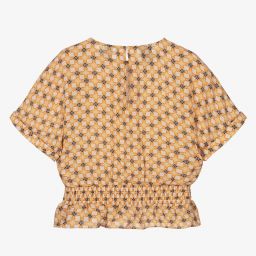 NIK&NIK-Girls Orange & Yellow Blouse | Childrensalon Outlet