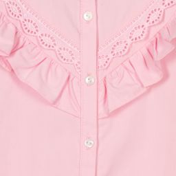 NIK&NIK-بلوز قطن لون زهري للبنات | Childrensalon Outlet