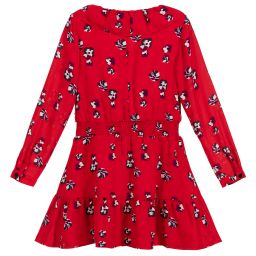 NIK&NIK-فستان كريب شيفون لون أحمر | Childrensalon Outlet