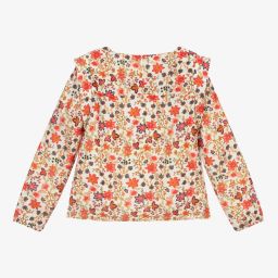 NIK&NIK-Girls Red Floral Blouse | Childrensalon Outlet
