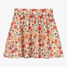 NIK&NIK-Girls Red Floral Skirt | Childrensalon Outlet