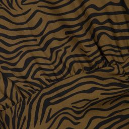 NIK&NIK-Khaki Zebra Print Dress | Childrensalon Outlet