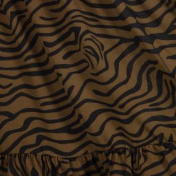 NIK&NIK-Khaki Zebra Print Skirt | Childrensalon Outlet