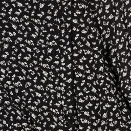 NIK&NIK-فستان تينز كريب لون أسود بطبعة ورود | Childrensalon Outlet