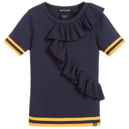 NIK&NIK-Teen Girls Blue Knitted Top | Childrensalon Outlet