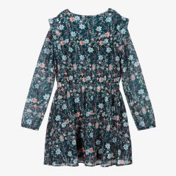 NIK&NIK-Teen Girls Green Floral Dress | Childrensalon Outlet