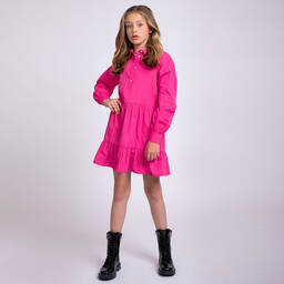 NIK&NIK-Teen Girls Pink Shirt Dress | Childrensalon Outlet