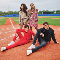 NIK&NIK-Красное платье с цветами для подростков | Childrensalon Outlet