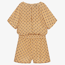 NIK&NIK-Teen Yellow Crêpe Playsuit | Childrensalon Outlet