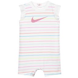 Nike-Baby Girls Striped Shortie | Childrensalon Outlet