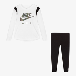 Nike-Black & White Leggings Set | Childrensalon Outlet