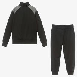Nike-Boys Black Logo Tracksuit | Childrensalon Outlet
